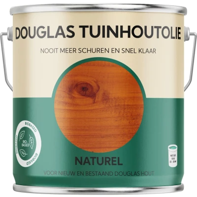 Afbeelding van douglas Tuinhoutolie naturel olie biobased 2,5 liter