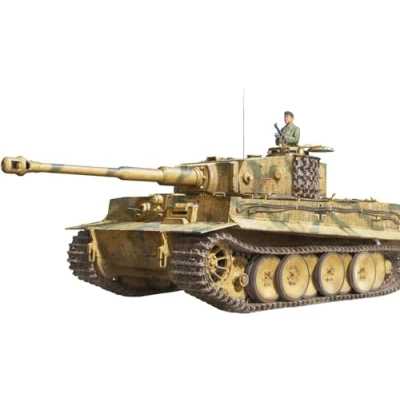 Afbeelding van 1:35 Takom 2200 Tiger I Mid Production w/zimmerit Sd.Kfz. 181 Pz.Kpfw. VI Ausf. E Otto Carius Plastic Modelbouwpakket