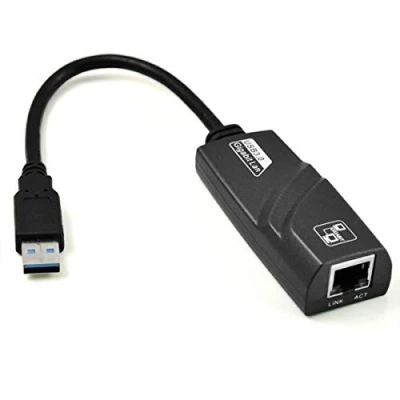 Afbeelding van Akyga AK AD 31 tussenstuk voor kabels USB type A RJ45 Zwart