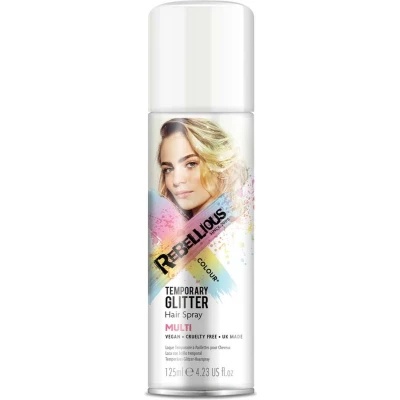 Afbeelding van Paintglow Rebellious glitter Hair Spray Haar festival Multimix Multicolor 125ml