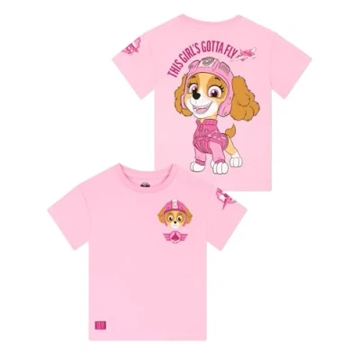 Afbeelding van PAW Patrol Meisjes T shirt Katoenen Shirts Skye Kinderkleding Roze 104