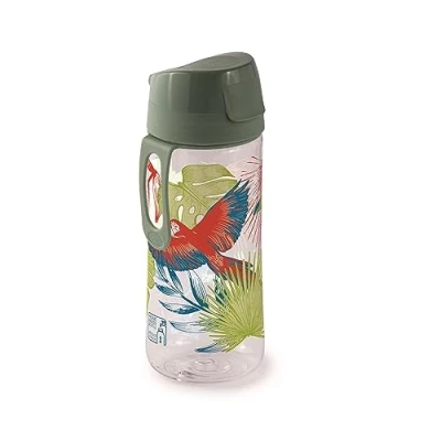 Afbeelding van Snips, Fles decor Tukan, 0,50 l, 7 x 20 cm, Tritan Renew gerecyclede kunststof, gemaakt in Italië
