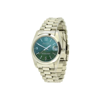 Afbeelding van PHILIPPE CONSTANCE &quot;MEDIUM SILVER&quot; PLAIN SMARAGD