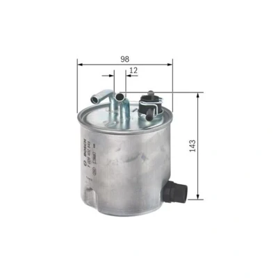 Afbeelding van Bosch Brandstoffilter F 026 402 849
