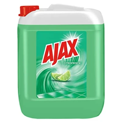 Afbeelding van Ajax Universele reiniger Citrofrische, 1 x 10 l voor netheid en frisheid, ideaal kantoor, bedrijf, praktijk of thuis, in praktische jerrycan