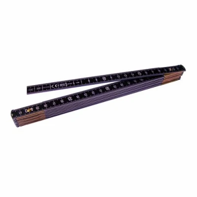 Afbeelding van Metrica 20108 Aluminium meetstok 1 m Oxyd, zwart
