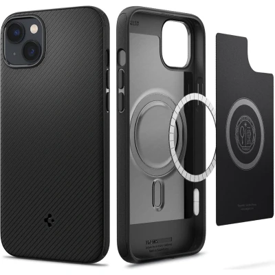 Afbeelding van Spigen Core Armor Apple iPhone 14 Plus Hoesje MagSafe Back Cover Zwart