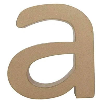 Afbeelding van décopatch Mache grappige letter a