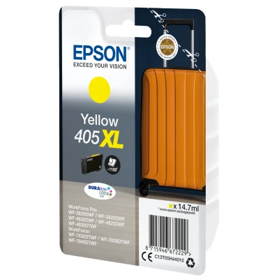 Afbeelding van Epson Inktcartridge Geel 405 XL o.a voor WorkForce Pro WF 3825DWF, 7840DTWF