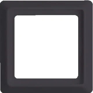 Afbeelding van Busch Jaeger IP44 Afdekraam 1V Antraciet 2101 35