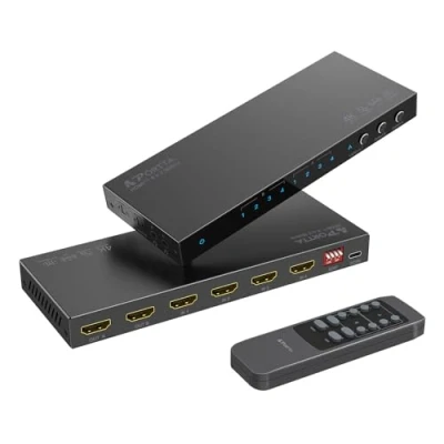 Afbeelding van PORTTA 4K 60Hz HDMI Matrix 4x2 2.0b HDCP 2.3/2.2 HDR 3D CEC