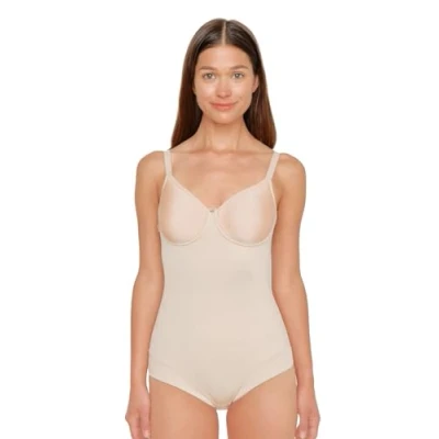 Afbeelding van Susa body voor dames met beugels, comfortabele cups van zacht spacer materiaal, voorgevormde bodyshaper, ideaal ademend vermogen en hoge stabiliteit