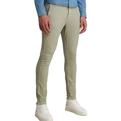 Afbeelding van G Star Raw casual broek heren Skinny Chino,Grege Green Gd C106 c485,38W / 34L