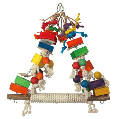 Afbeelding van Keddoc Vogelspeelgoed Power Swing 55x10x50 cm Multi Color