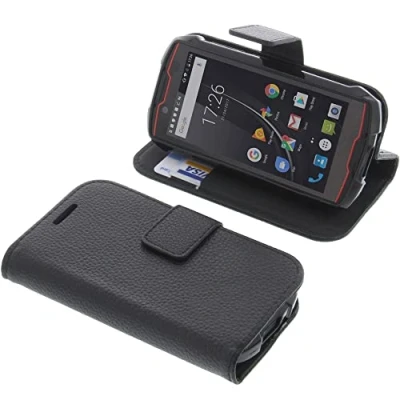Afbeelding van foto kontor Hoes compatibel met Cubot KingKong Mini 2 Book Style zwart bescherming