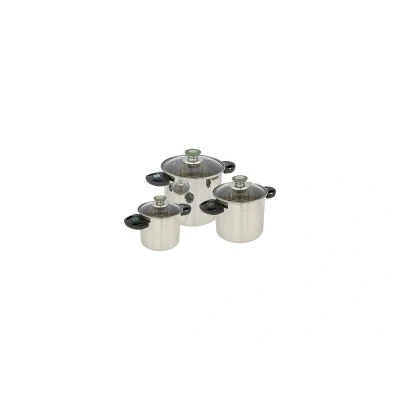 Afbeelding van Bo Camp Pannenset Elegance Compact 3 Delig RVS