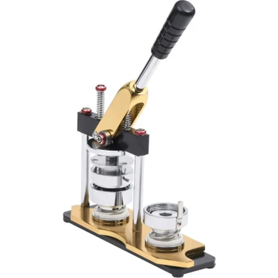 Afbeelding van vidaXL Buttonmachine met cirkelsnijder draaipunch 37 mm