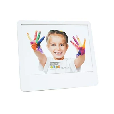 Afbeelding van Deknudt Frames fotolijst S68KK1 wit hout voor foto 10x15 cm