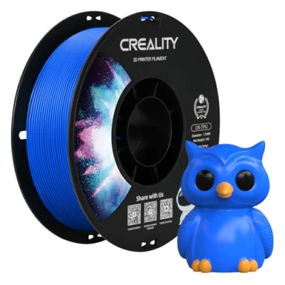 Afbeelding van Creality Officiële TPU Blauw 1KG, Filament 1,75 mm Sterkere en 3D printer, minder verwarring dimensionale nauwkeurigheid +/ 0,03 1 kg/rol (2,2 lbs) Geschikt voor de meeste FDM
