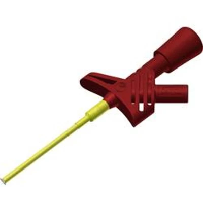 Afbeelding van SKS Hirschmann KLEPS 1600 rt Veiligheids krokodilklem Steekaansluiting 2 mm CAT II Rood