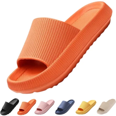 Afbeelding van Vivva Zachte Slippers Badslippers Hotelslippers Slides Pantoffels Sloffen Anti Slip Oranje Maat 38/39 FLIPSY