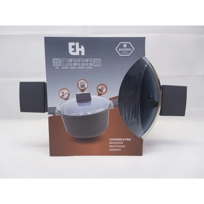 Afbeelding van Excellent Houseware Braadpan met deksel Ø24cm aluminium