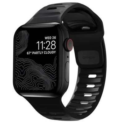 Afbeelding van Nomad Sport Strap V2 Apple Watch 38 / 40 41mm zwart NM1A310000