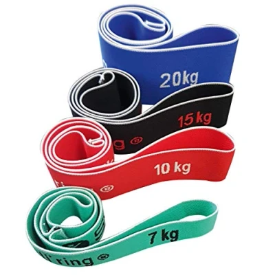Afbeelding van Sveltus Elasti&#039;ring set van 4 elastiekjes, uniseks, volwassenen, meerkleurig