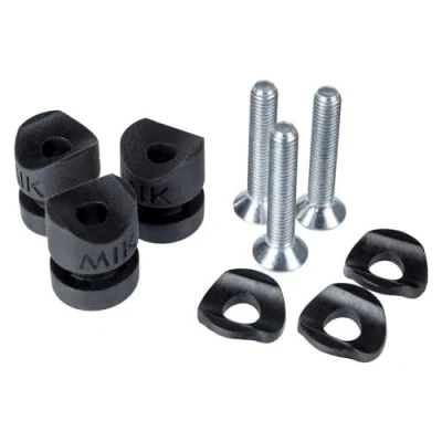 Afbeelding van Basil MIK SIDE studs set van 3 stuks zwart