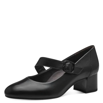 Afbeelding van Tamaris Comfort Klassieke pumps, Dames, Maat: 38, Black nap uni Leer