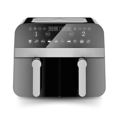 Afbeelding van Comfy Nest Dubbele Airfryer XXL CN AFD45NB 2400W Duo Zwart 9L