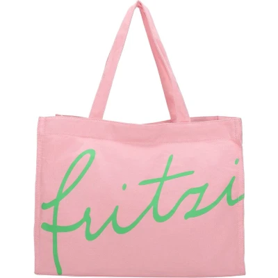 Afbeelding van Fritzi aus Preußen Schoudertas Easy 01 Canvas Shopper Rosa Roze