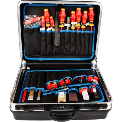 Afbeelding van Knipex Gevulde Gereedschapskoffer 002105HLS (24 delig)