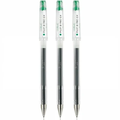 Afbeelding van Pilot G Tec C4 Gel Ink Groene Rollerball pen Extra Fine Tip