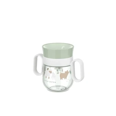Afbeelding van Mepal Mio 360 drinkbeker 200 ml Makkelijk vast te houden Kinderservies Little Farm
