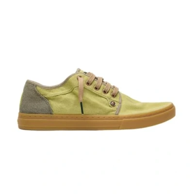 Afbeelding van Satorisan Heisei Gaia Terra.2 Casual Sneakers Unisex Vintage Kleur Lichen Green Maat 44