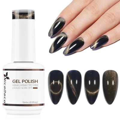 Afbeelding van Nicedeco Hema Free Cat Eye Gel Nagellak Semi Permanent Nail Polish 15ML Cruelty UV (317)