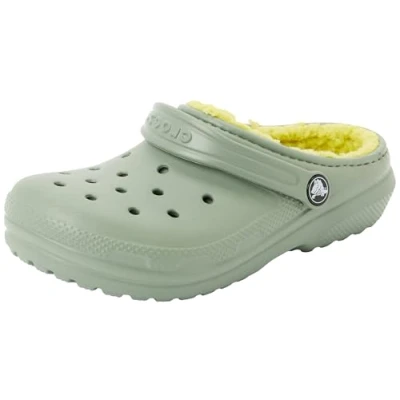 Afbeelding van Crocs Klassieke gevoerde klomp K voor kinderen, uniseks, Mos, 30/31 EU