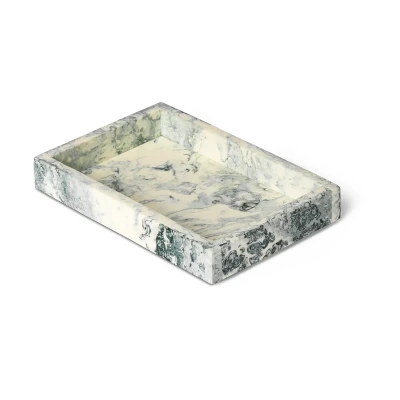 Afbeelding van Ferm Living Mist decoratieplateau 10x15 cm Emerald off white