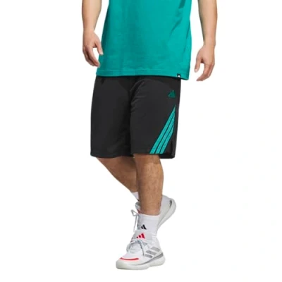 Afbeelding van adidas Performance 3STRIPES Korte broeken, Heren, Maat: Lx7&quot;, Black pure teal