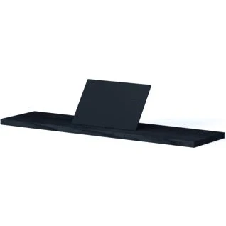 Afbeelding van Looox wooden bath shelf 88 cm eiken black mat zwart wbshelfbl88mz