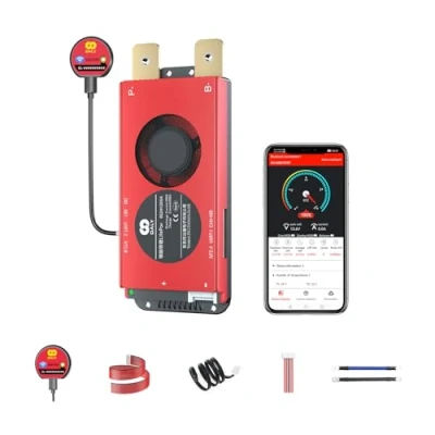 Afbeelding van DALY Smart 8S BMS 24V met WiFi module en CAN 485 communicatie Protection Board voor LifePO4 Lithium accupack (8S + RS485 ViFi module， 200A)
