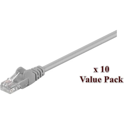 Afbeelding van Microconnect UTP Cat5E 5m Grey netwerkkabel Grijs