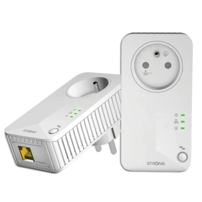 Afbeelding van Strong Powerline 600 Duo Mbit/s Ethernet LAN Wit 2 stuk(s)