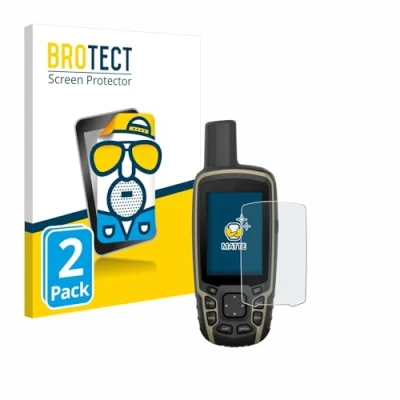 Afbeelding van BROTECT (2 Stuks) Antireflecterende Beschermfolie voor Garmin GPSMAP 65 Anti Glare Screen Protector, Mat, Ontspiegelend