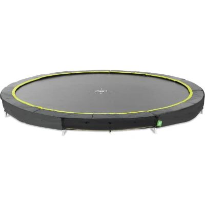 Afbeelding van EXIT inground trampoline ø427cm Silhouette (zwart)