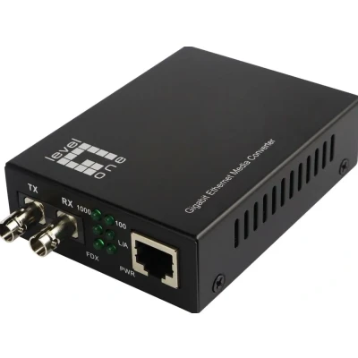 Afbeelding van LevelOne GVT 2003 netwerk media converter 1000 Mbit/s 1310 nm Single mode Zwart