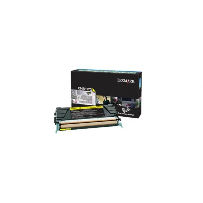 Afbeelding van Lexmark X748H1YG Toner Geel Hoge capaciteit
