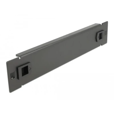 Afbeelding van Delock 10″ netwerkkast blind deksel zonder gereedschap 1 U zwart D