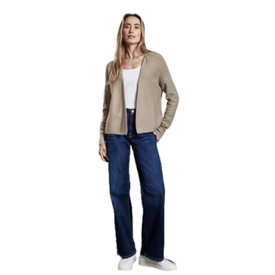 Afbeelding van Street One Struktur Vest, Dames, Maat: 46, Beige